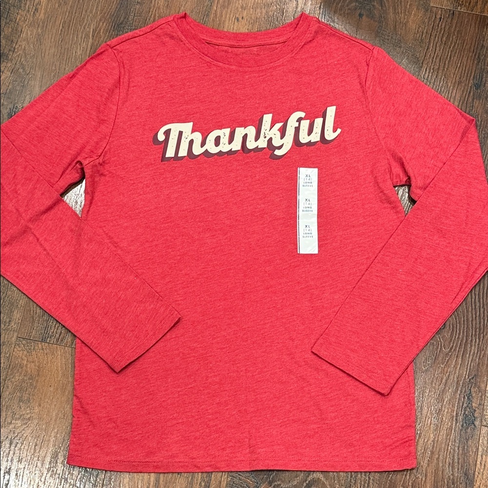 Cat & Jack Thankful Kids Long Sleeve Shirt